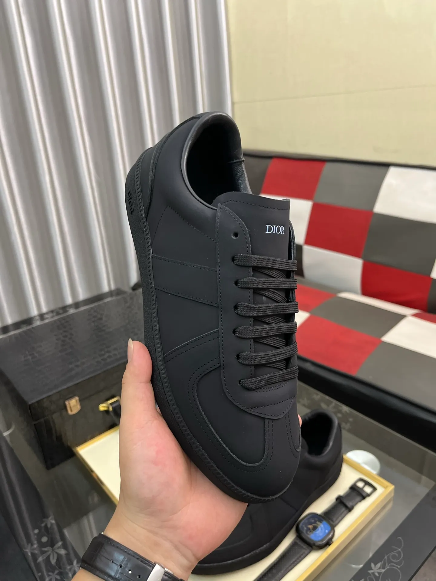 Men's Men's Shoes 💰400⌚️⌚️《Dior DIOR*》The latest and most popular casual shoes, top brand [seduce] luxury~purchase, top~quality. [Strong] The upper is made of imported breathable cowhide with material ➕ breathable sheepskin feet (•) and fine workmanship. Original stylish and stylish soft rubber wear-resistant outsole, light and comfortable on the foot, size: 38-443️⃣colors available